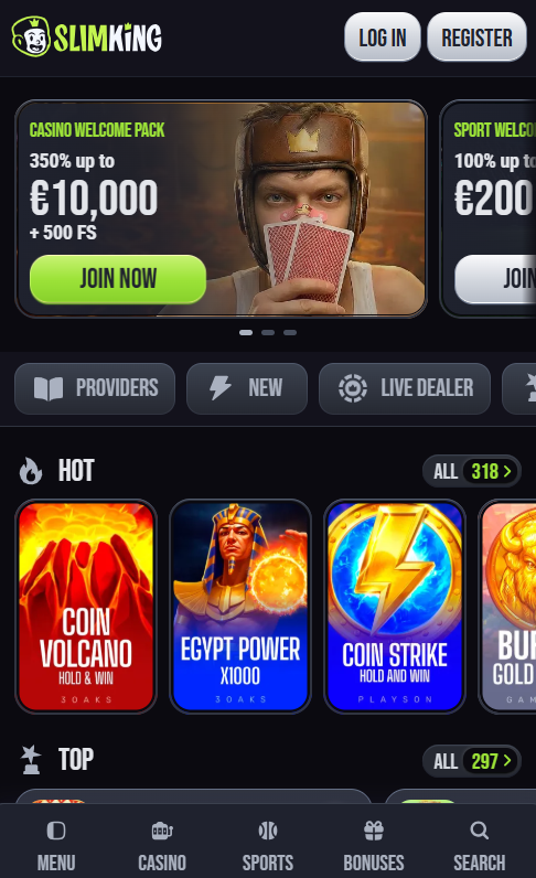 Slim King Casino mobile